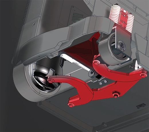 Raymond 7000 Series Reach A Frame Suspension System